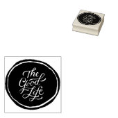 Das gute Leben 2 Gummistempel (Stempel)