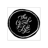 Das gute Leben 2 Gummistempel (Prägung)