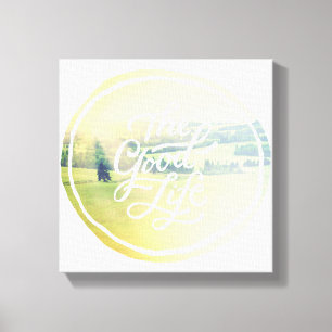 Das gute Leben 2 Leinwanddruck