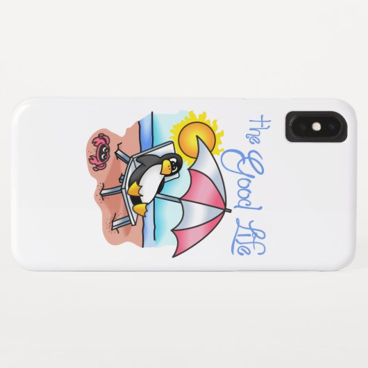 Das gute Leben Case-Mate iPhone Hülle (Rückseite (Horizontal))