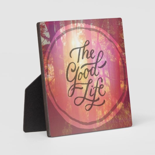 Das gute Leben Fotoplatte (Vorderseite)