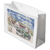 Das gute Leben Große Geschenktüte (Rückseite Schrägansicht)