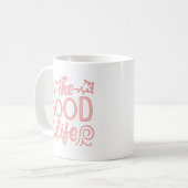 DAS GUTE LEBEN KAFFEETASSE (Vorderseite Links)