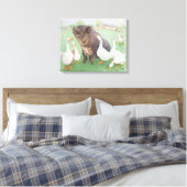 Das gute Leben Leinwanddruck (Insitu (Schlafzimmer))