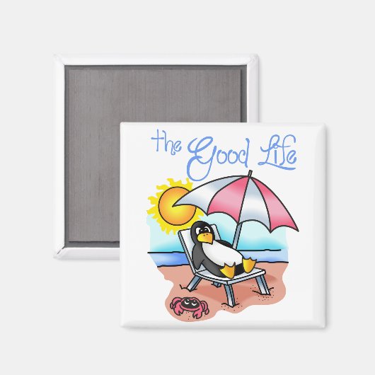 Das gute Leben Magnet (Vorderseite/Rückseite)