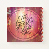 Das gute Leben Notizbuch (Rückseite)