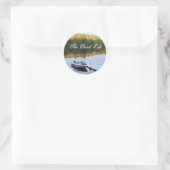 Das gute Leben Runder Aufkleber (Tasche)