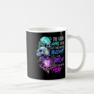 Das gute Mädchen in mir hat die SKull Rose satt Kaffeetasse
