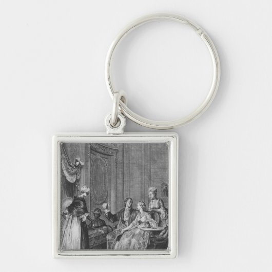 Das gute Omen Schlüsselanhänger (Vorne)