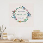 Das gute Schäferposter der Blume Poster (Küche)