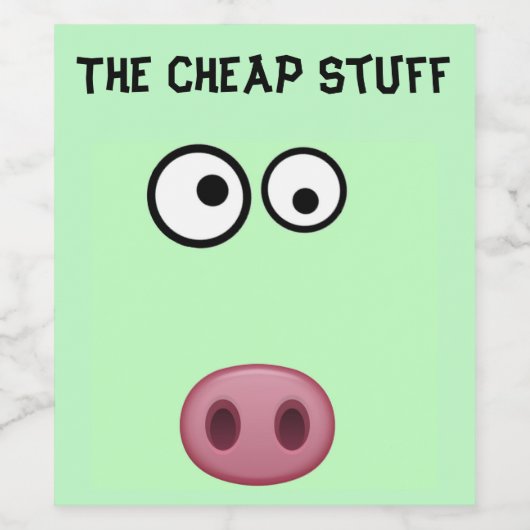 Das Gütesiegel für Wein mit gedämpftem Geschmack Weinetikett (Einzelnes Label)