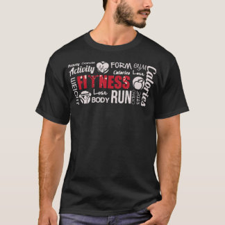 Das Gym für Ihre neue Jahresarbeit und Fitness T-Shirt
