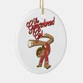 Das Gymgerbread Mädchen - Weihnachten 2017 Keramik Ornament (Rechts)