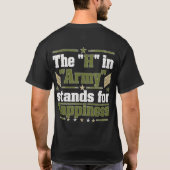 Das H in Armee T-Shirt (Rückseite)