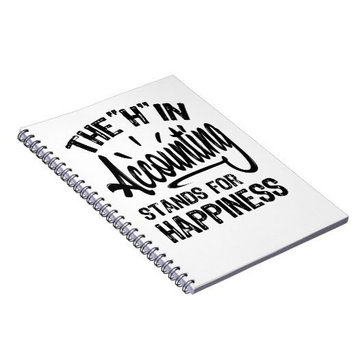 Das H in der Buchführung steht für Glück Notizblock (Rechte Seite)