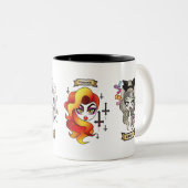 Das H.U.L. "Creepy Süssen" Zwei-Tonte Tasse (VorderseiteRechts)