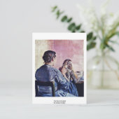 Das Haar wird von Krohg Christlich geflochten Postkarte (Stehend Vorderseite)