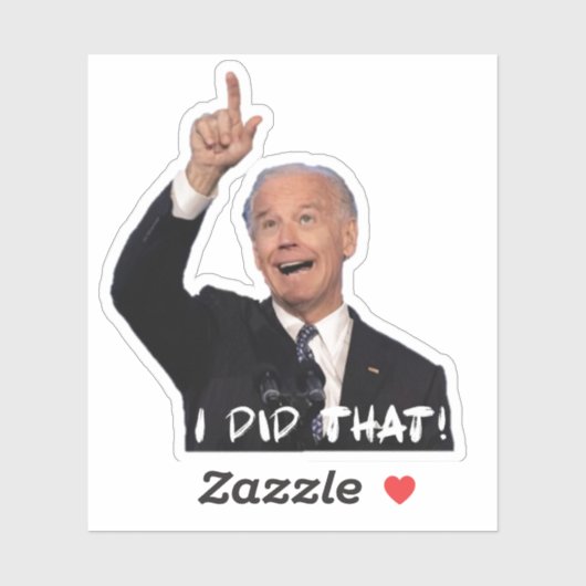 Das habe ich getan! aufkleber (Blatt)