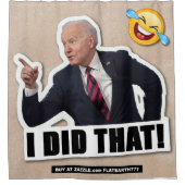 Das habe ich getan! duschvorhang (Vorderseite)