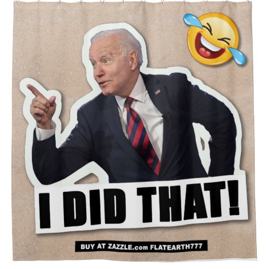 Das habe ich getan! duschvorhang (Vorderseite)