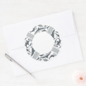 Das Haileben gerettet Runder Aufkleber (Umschlag)