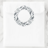 Das Haileben gerettet Runder Aufkleber (Tasche)