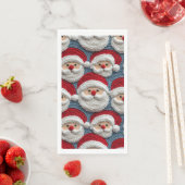 Das Häkelmuster des Weihnachtsmanns Serviette (Beispiel)