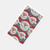 Das Häkelmuster des Weihnachtsmanns Serviette (Ecke)