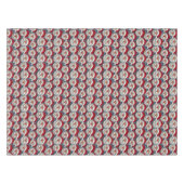 Das Häkelmuster des Weihnachtsmanns Tischdecke (Vorderseite (Horizontal))