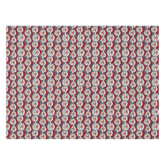 Das Häkelmuster des Weihnachtsmanns Tischdecke (Vorderseite (Horizontal))