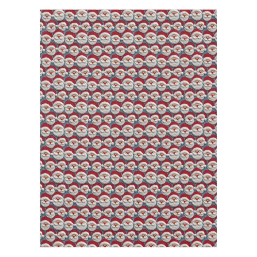 Das Häkelmuster des Weihnachtsmanns Tischdecke (Vorderseite)