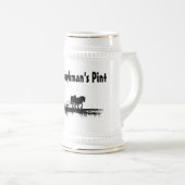 Das halbe Liter des Ploughmans Bierglas (VorderseiteRechts)