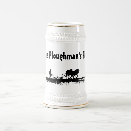 Das halbe Liter des Ploughmans Bierglas (Mittel)