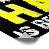 Das halbe Race Dirt Bike Motocross Plakatzeichen Poster (Ecke)