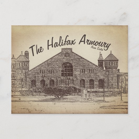 Das Halifax-Arsenal Postkarte (Vorderseite)