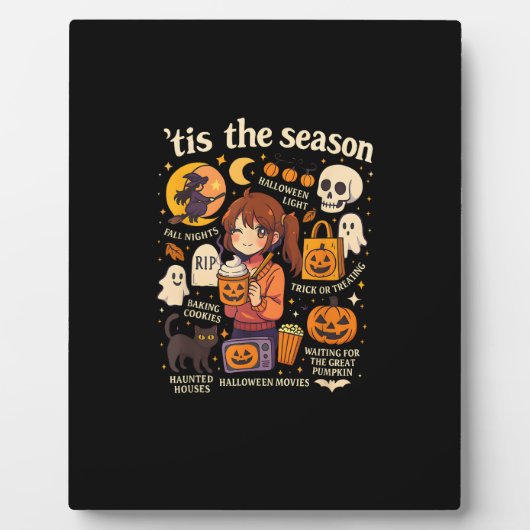 Das Halloween-Anime-Icons-Design der Saison Fotoplatte (Vorderseite)