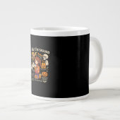 Das Halloween-Anime-Icons-Design der Saison Jumbo-Tasse (Vorderseite Rechts)