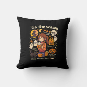 Das Halloween-Anime-Icons-Design der Saison Kissen