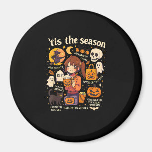 Das Halloween-Anime-Icons-Design der Saison Magnet