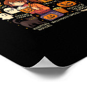 Das Halloween-Anime-Icons-Design der Saison Poster (Ecke)