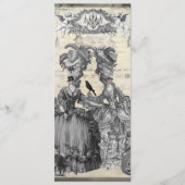 Das Halloween-Ball-Menü Menükarte (Vorderseite)