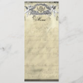 Das Halloween-Ball-Menü Menükarte (Rückseite)