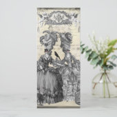 Das Halloween-Ball-Menü Menükarte (Stehend Vorderseite)