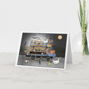 Das Halloween Boo! Bus Karte