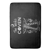 Das Halloween der Hexenkönigsleder Badematte (Vorderseite Vertikal)