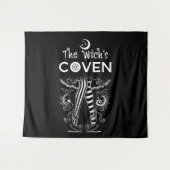 Das Halloween der Hexenzauberer Wandteppich (Vorderseite (Horizontal))