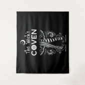 Das Halloween der Hexenzauberer Wandteppich (Vorderseite)