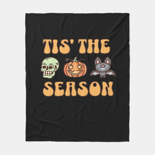 Das Halloween der Saison Fleecedecke (Vorderseite)