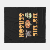 Das Halloween der Saison Fleecedecke (Vorderseite (Horizontal))