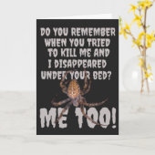 Das Halloween der Spinne Karte (Gelbe Blume)